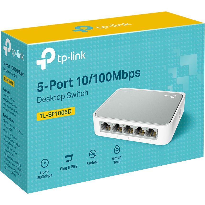  Switch 5 Ports TP-link 10/100Mbps