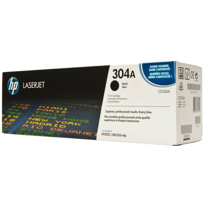 HP 304A noir toner LaserJet – CC530A
