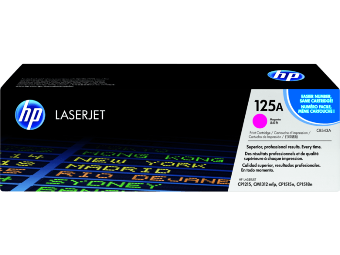 HP 125A magenta toner LaserJet – CB543A