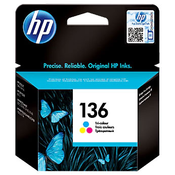 HP 136 trois couleurs cartouche d’encre