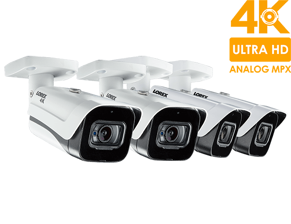 Caméras extérieur 4K (8MP) Ultra HD (pack de 4) LBV8721AB-4PK	