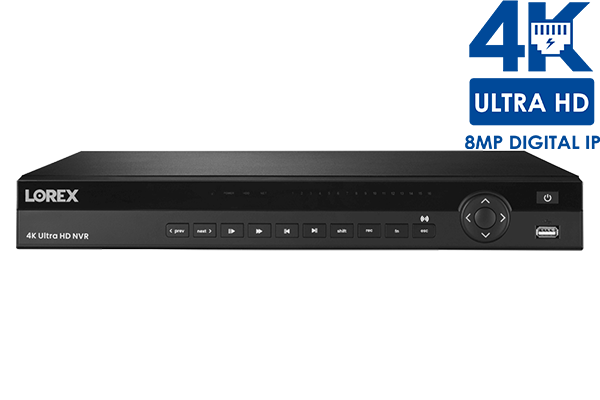 NVR 32 canaux 4K Ultra HD 2 × 4 To commutateur PoE 16  canaux N881A38B-W	