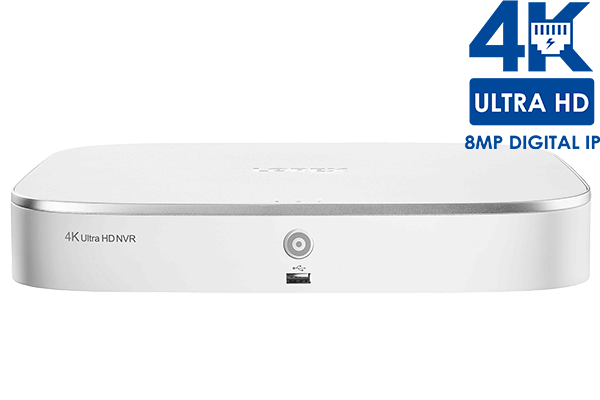 NVR 8 canaux 4K Ultra HD 1 To détection de mouvement N841A81-W	
