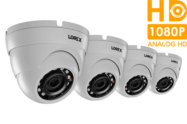 Caméra à dôme infrarouge HD 1080p étanche (pack de 4) LEV2712B-4PK	