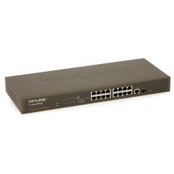Switch Administrable Web Smart TP-Link 16 Ports 10/100 Mbps + 1 Port Gigabit + SFP