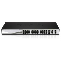 Switch D-Link DES-1210-28 24 Ports 10/100 Mbps + 4 Ports Gigabit